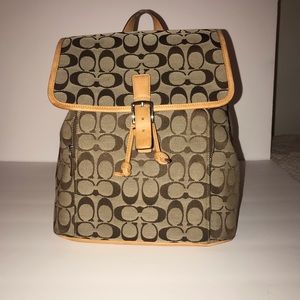 Coach Signature Backpack